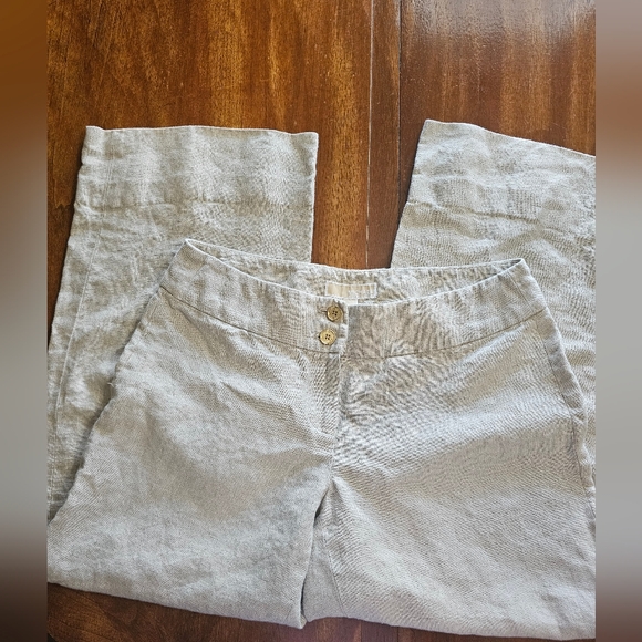 Michael Kors Beige Linen Pants - Picture 3 of 8